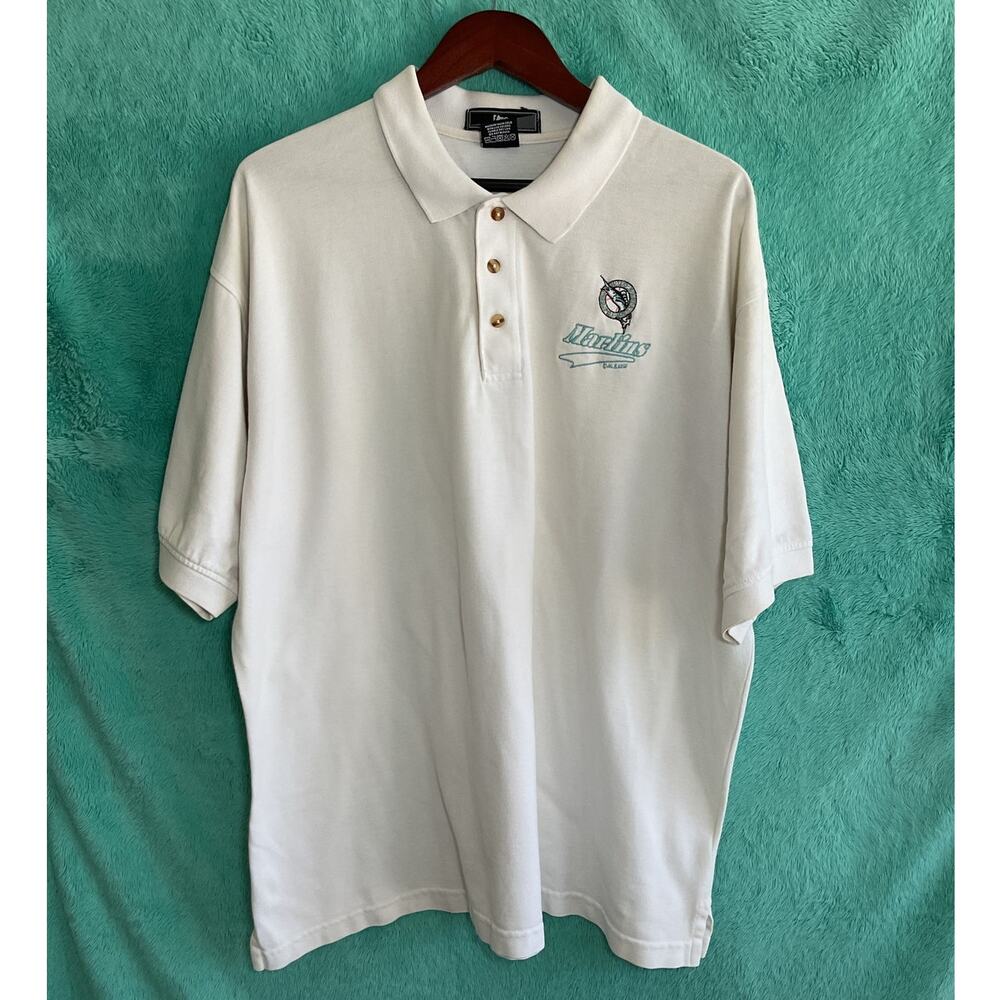 Florida Marlins 1998 Pro Player Embroidered Polo Mens XXL
